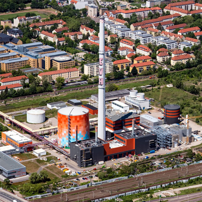 Energiepark Diseselstraße aus der Luft.