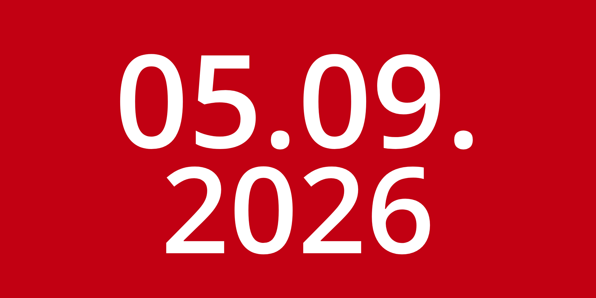 Messe am 05.09.2026