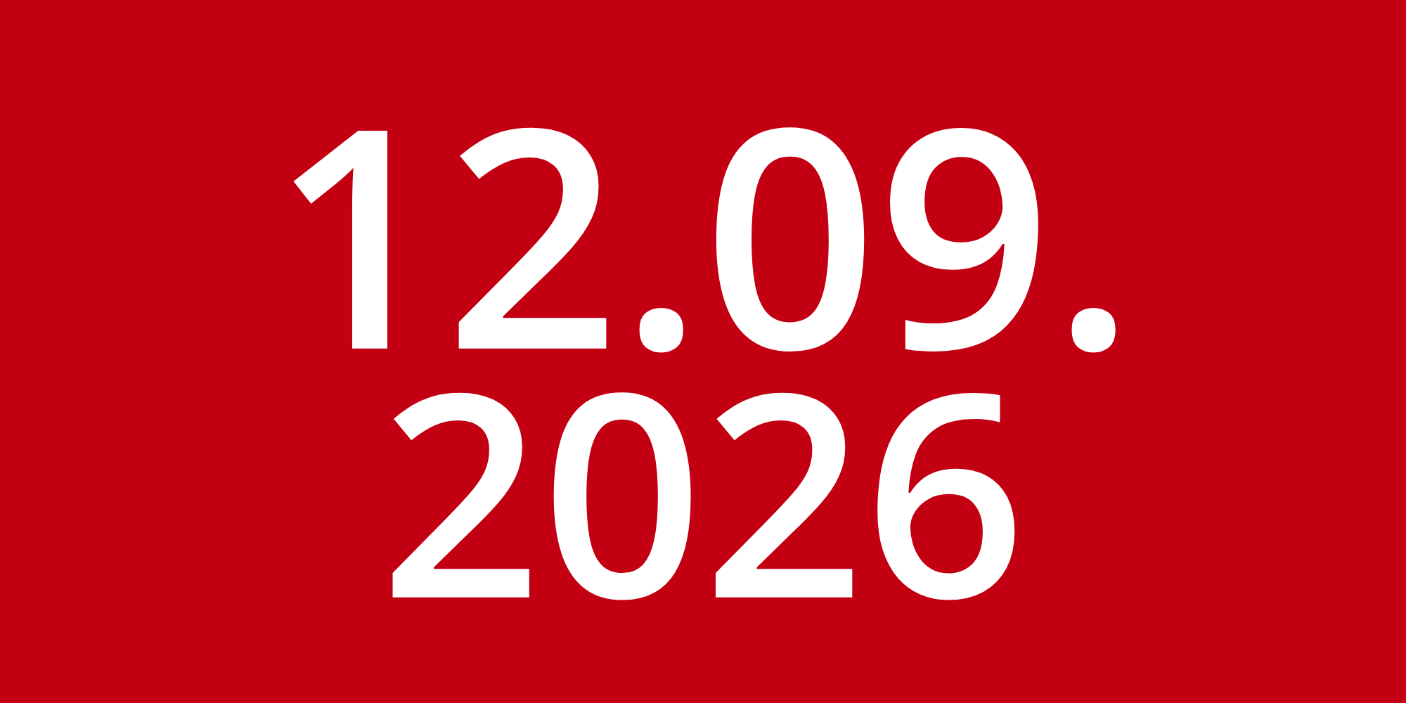 Messe am 12.09.2026